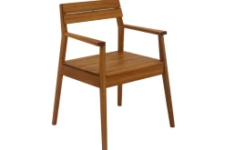 Best Miliboo Set de 2 sillones de jardín de madera maciza CANOPEE