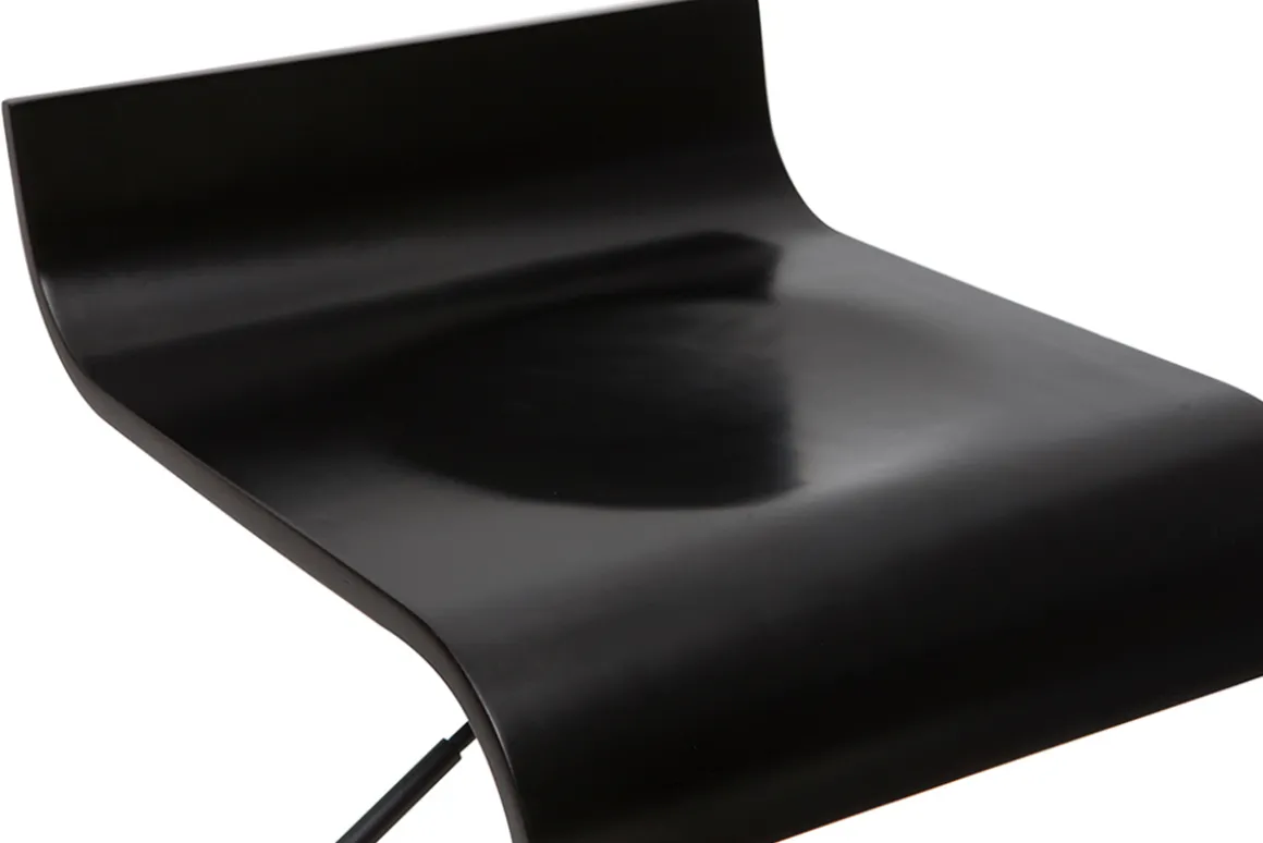 Fashion Miliboo Set de 2 taburetes de cocina de diseño negro SURF