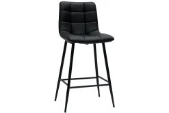 Cheap Miliboo Set de 2 taburetes de cocina de diseño negro 65 cm MAXWELL