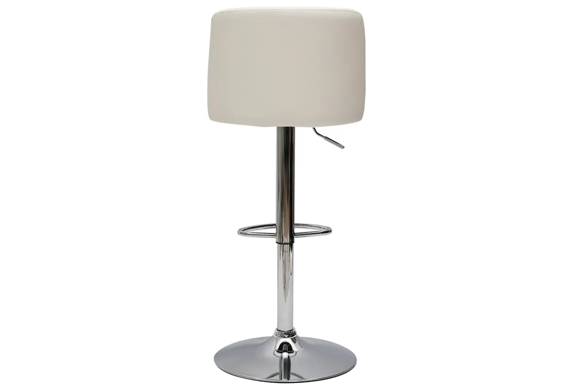 Fashion Miliboo Set de 2 taburetes de cocina de diseño regulables blanco MONTI