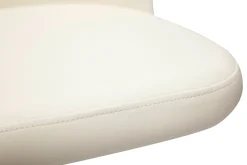 Fashion Miliboo Set de 2 taburetes de cocina de diseño regulables blanco MONTI