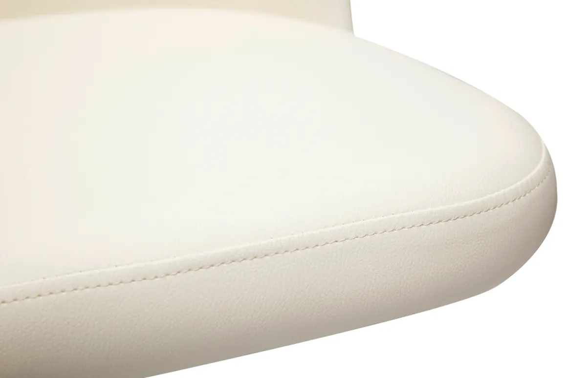 Fashion Miliboo Set de 2 taburetes de cocina de diseño regulables blanco MONTI