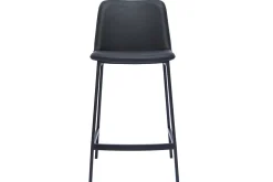 Sale Miliboo Set de 2 taburetes de cocina de diseño negro 66 cm altura ARSENE
