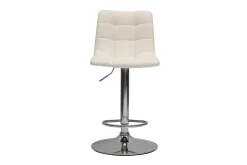 Hot Miliboo Set de 2 taburetes de cocina ajustables de diseño blanco 65 cm MAXWELL