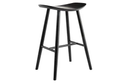 Cheap Miliboo Set de 2 taburetes de cocina negros 65 cm DEMORY
