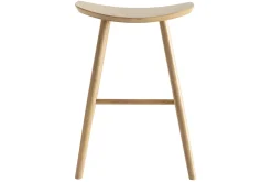 Discount Miliboo Set de 2 taburetes de cocina de madera clara 65 cm DEMORY
