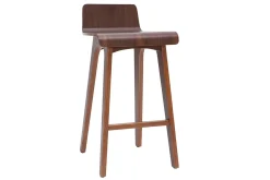 Sale Miliboo Set de 2 taburetes de cocina nórdicos nogal 65 cm BALTIK