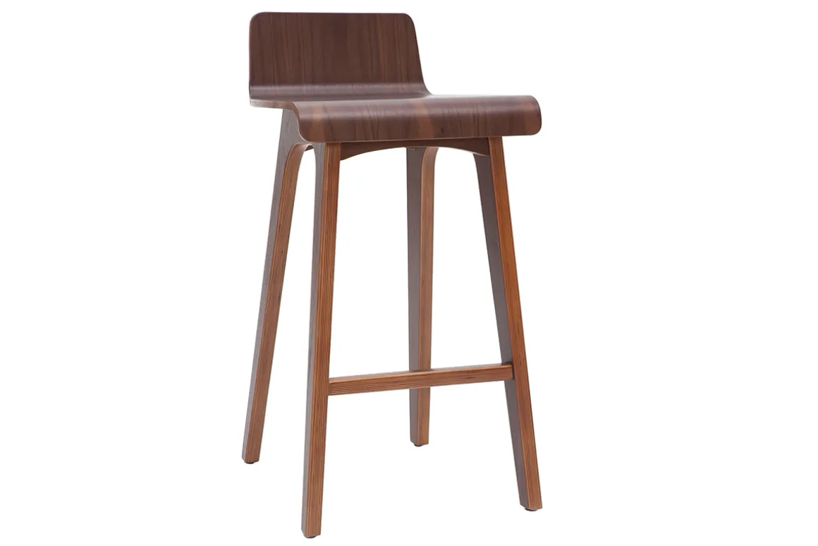Sale Miliboo Set de 2 taburetes de cocina nórdicos nogal 65 cm BALTIK