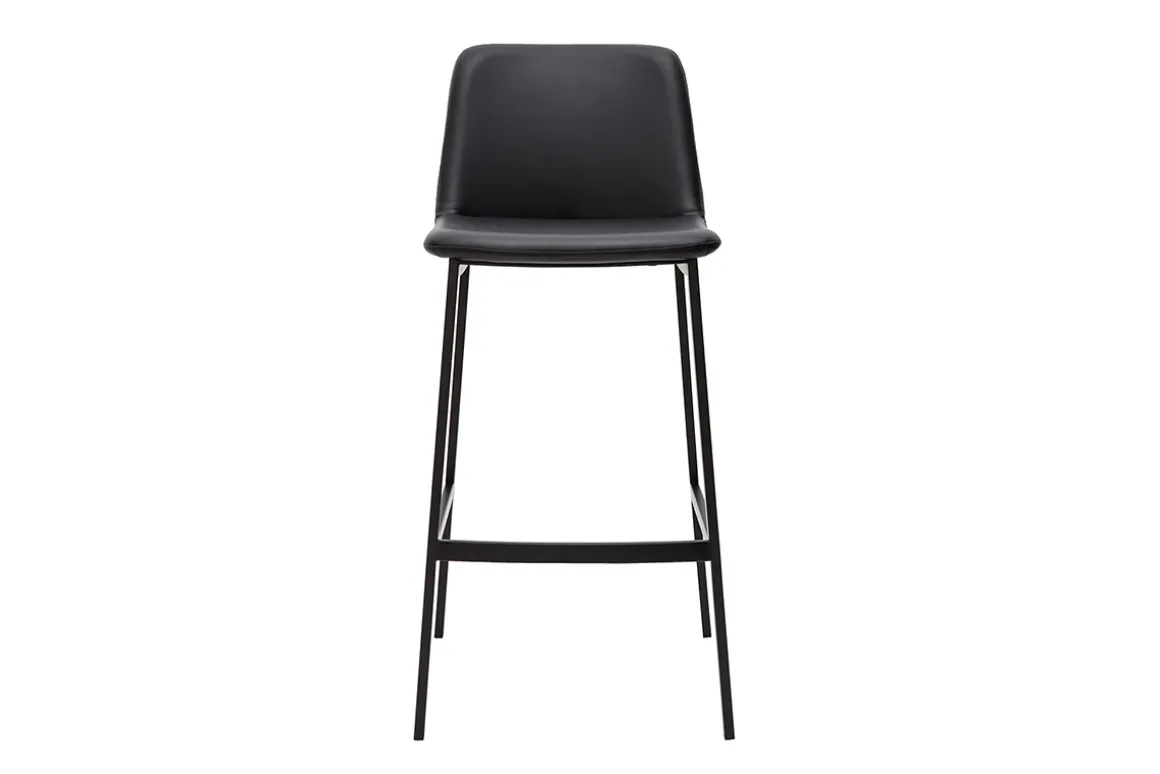 Best Sale Miliboo Set de 2 taburetes de cocina de diseño negro 75 cm ARSENE