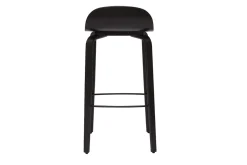Cheap Miliboo Set de 2 taburetes de cocina vintage negros 68 cm OBRA