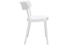 Best Miliboo Set de 2 sillas apilables de plástico blanco para interior/exterior RIOS
