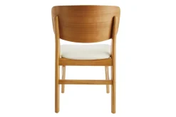 Clearance Miliboo Set de 2 sillas de madera clara y blanco SHELDON