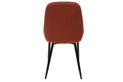 Cheap Miliboo Set de 2 sillas de terciopelo color terracotta HOLO