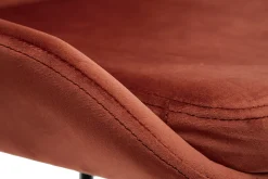 Cheap Miliboo Set de 2 sillas de terciopelo color terracotta HOLO