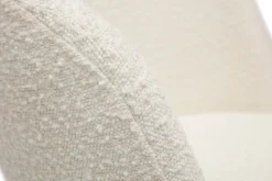 Online Miliboo Set de 2 sillas nórdicas de tejido borreguillo y haya maciza VANITY