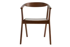 Hot Miliboo Set de 2 sillas nórdicas de madera oscura BAHIA