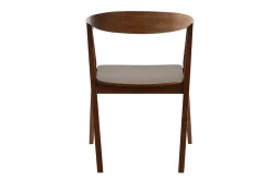 Hot Miliboo Set de 2 sillas nórdicas de madera oscura BAHIA