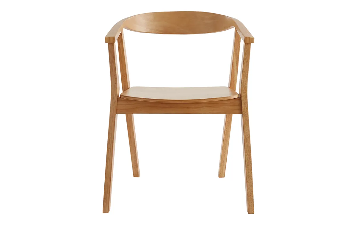 Fashion Miliboo Set de 2 sillas nórdicas de madera BAHIA
