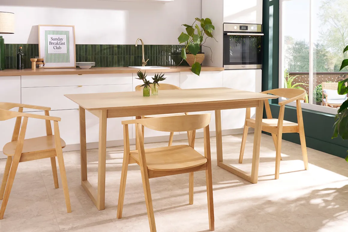 Fashion Miliboo Set de 2 sillas nórdicas de madera BAHIA