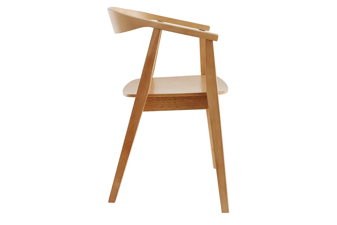 Fashion Miliboo Set de 2 sillas nórdicas de madera BAHIA
