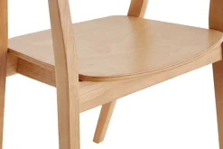 Fashion Miliboo Set de 2 sillas nórdicas de madera BAHIA
