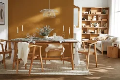 Fashion Miliboo Set de 2 sillas nórdicas de madera BAHIA