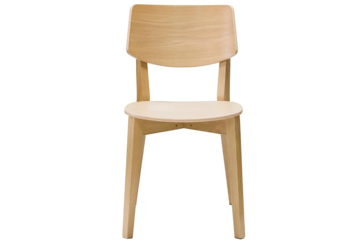 Best Miliboo Set de 2 sillas vintage de madera clara AVEA