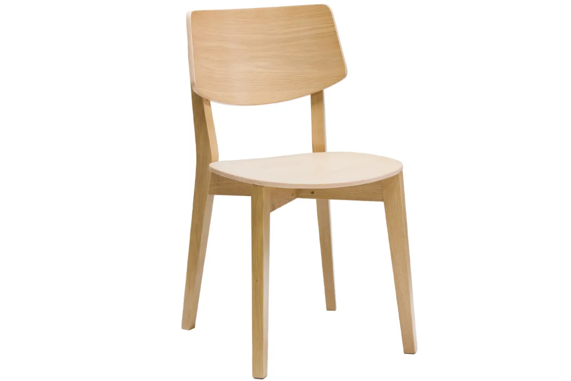 Best Miliboo Set de 2 sillas vintage de madera clara AVEA