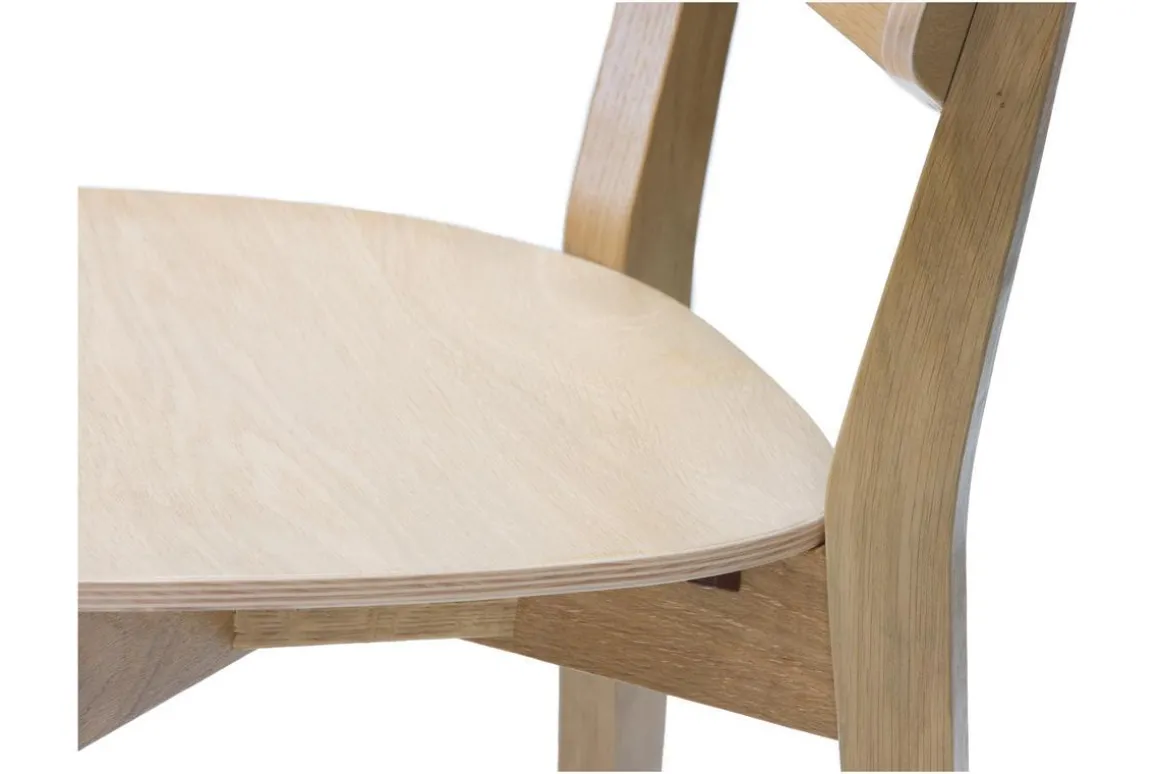 Best Miliboo Set de 2 sillas vintage de madera clara AVEA