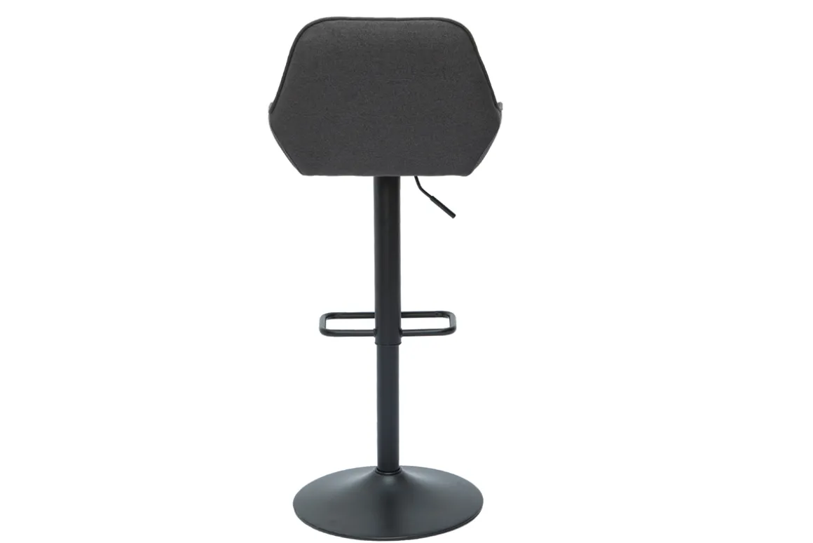 Cheap Miliboo Set de 2 taburetes de cocina ajustables de diseño de tejido gris antracita RONNIE