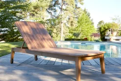 Flash Sale Miliboo Set de 2 tumbonas de acacia maciza CANOPEE