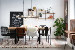 Shop Miliboo Silla blanca mate pivotante STEEVY