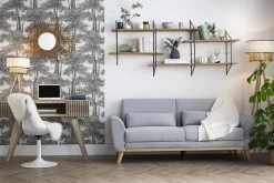 Shop Miliboo Silla blanca mate pivotante STEEVY