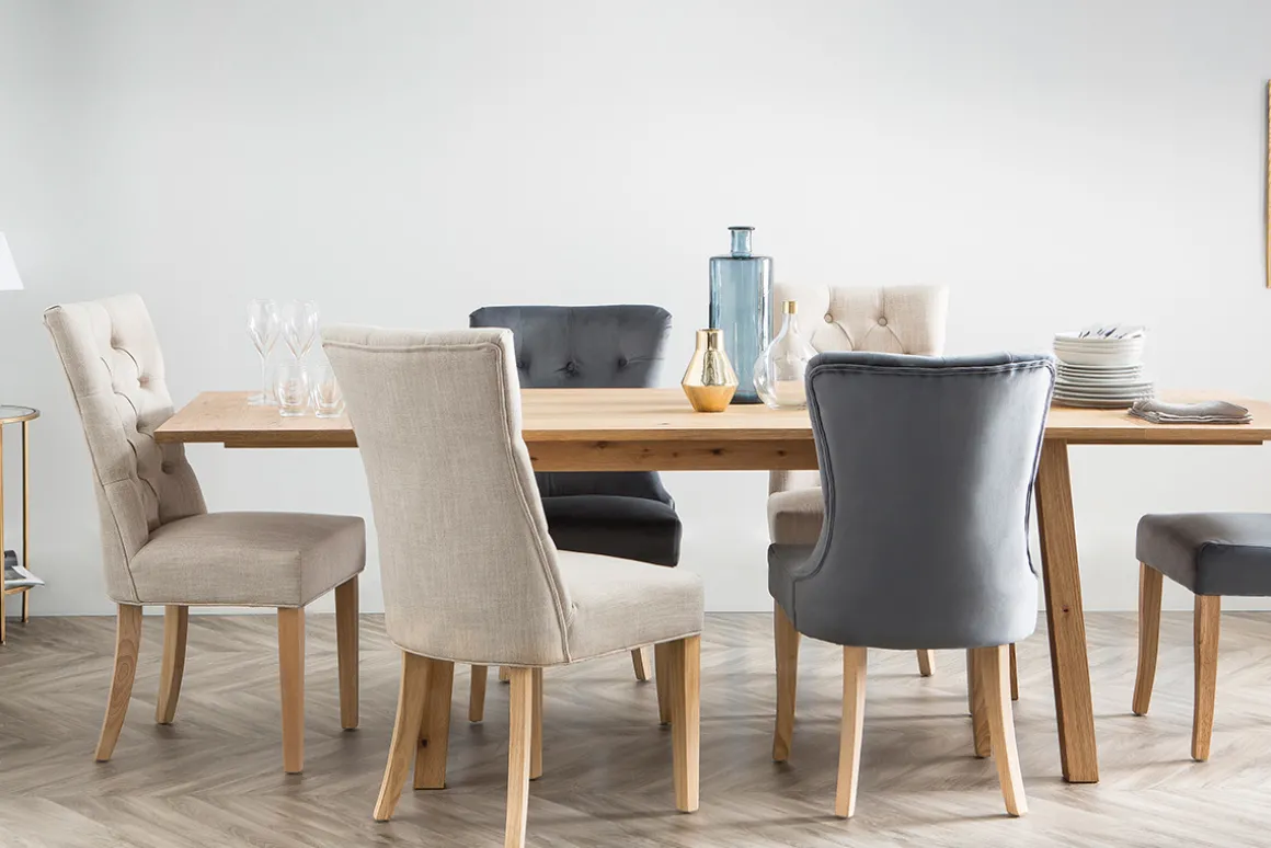 Best Miliboo Silla de comedor estilo clásico tejido natural patas madera clara VOLTAIRE