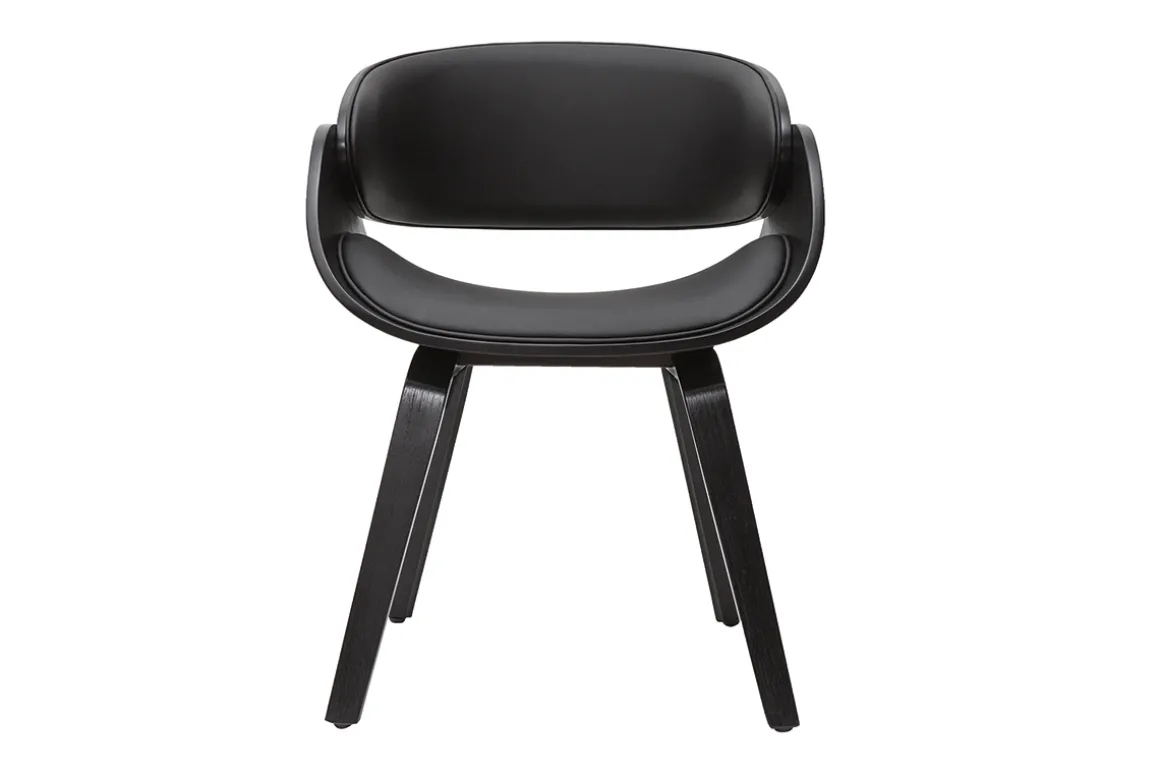 Flash Sale Miliboo Silla de diseño negra BENT