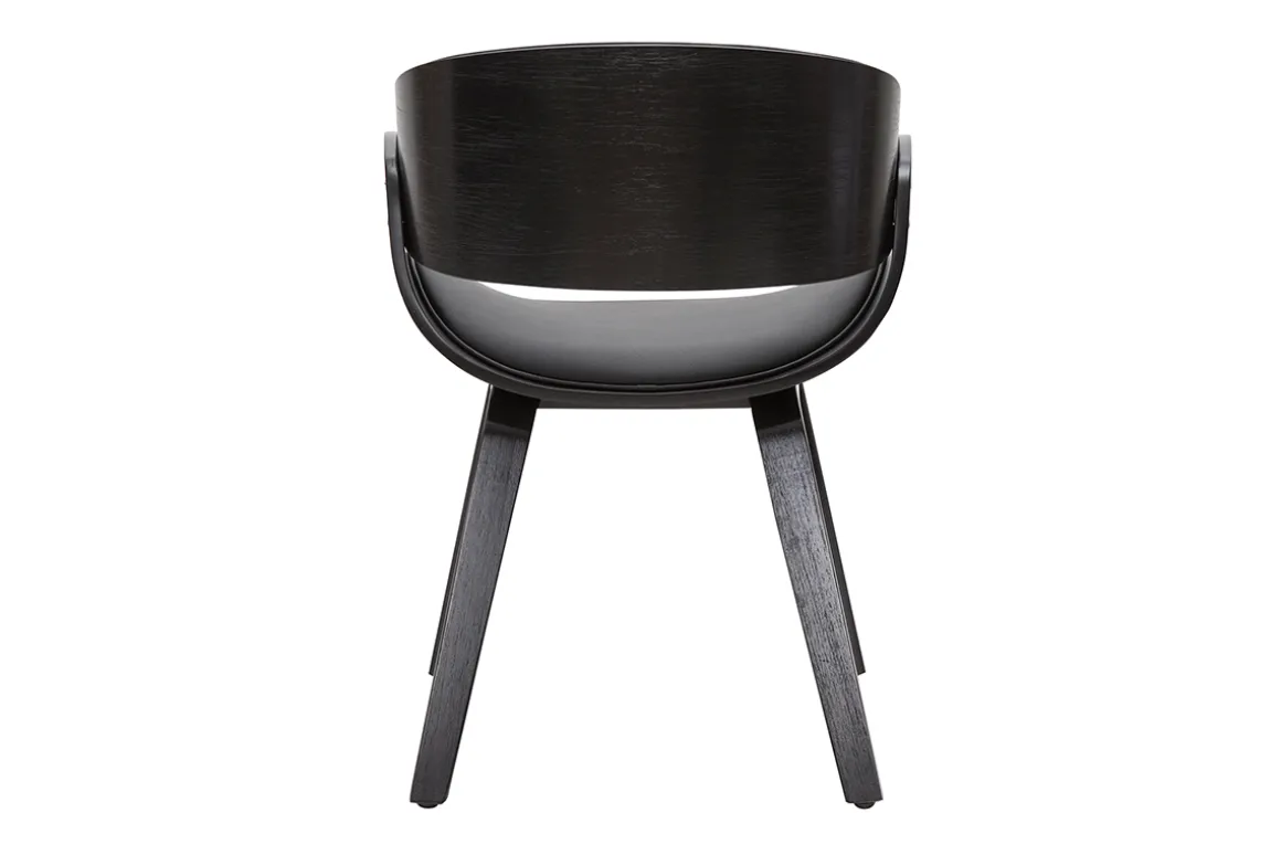 Flash Sale Miliboo Silla de diseño negra BENT
