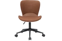Fashion Miliboo Silla de escritorio moderna marrón JOSH