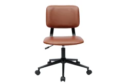 Clearance Miliboo Silla de escritorio vintage marrón LAB
