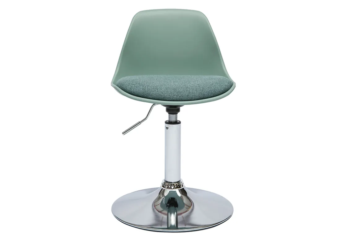 Best Sale Miliboo Silla de oficina infantil diseño verde gris STEEVY