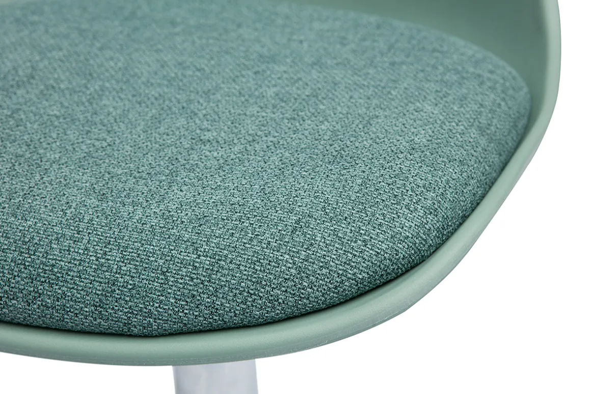 Best Sale Miliboo Silla de oficina infantil diseño verde gris STEEVY