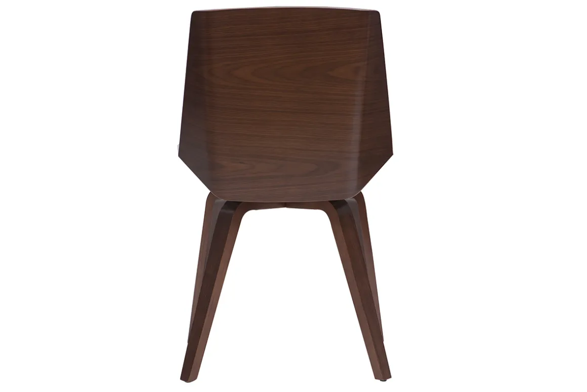 Sale Miliboo Silla moderna negra y madera oscura MELKIOR