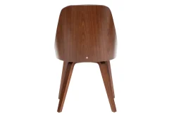 Cheap Miliboo Silla negra y madera oscura FLUFFY