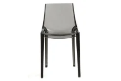 Best Miliboo Sillas diseño grises ahumado lote de 2 interior / exterior YZEL