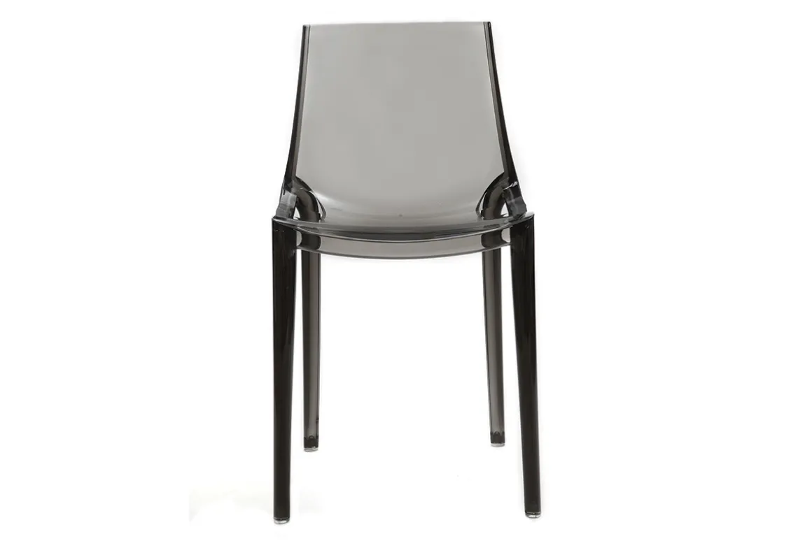 Best Miliboo Sillas diseño grises ahumado lote de 2 interior / exterior YZEL