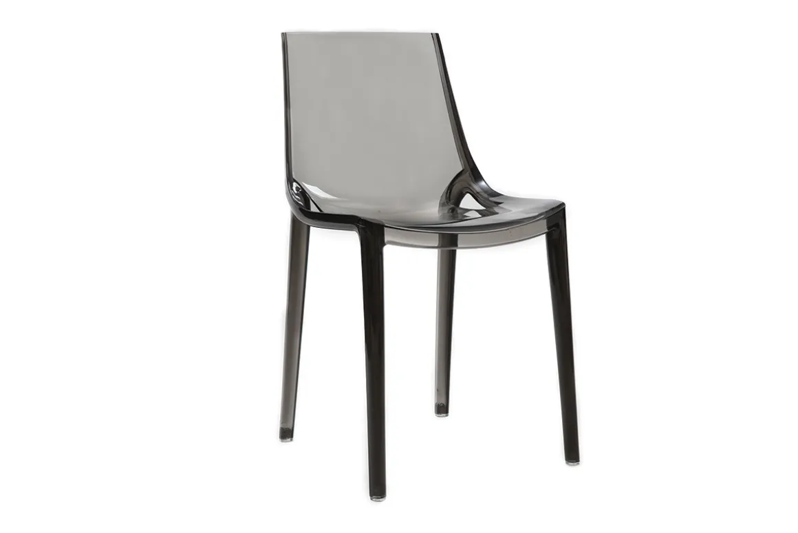 Best Miliboo Sillas diseño grises ahumado lote de 2 interior / exterior YZEL