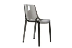 Best Miliboo Sillas diseño grises ahumado lote de 2 interior / exterior YZEL