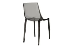 Best Miliboo Sillas diseño grises ahumado lote de 2 interior / exterior YZEL