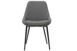 Flash Sale Miliboo Sillas en tejido gris clato (lote de 2) HOLO
