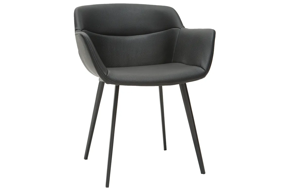 Online Miliboo Sillas modernas negras (lote de 2) NERO