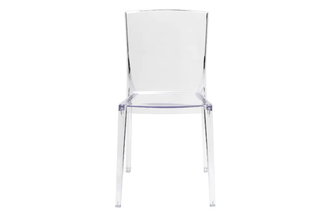 Cheap Miliboo Sillas modernas transparentes lote de 2 ISLAND